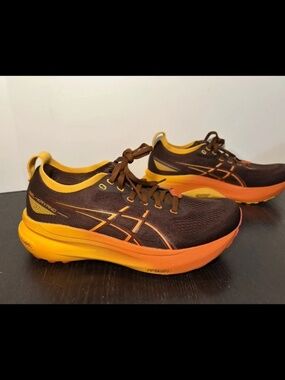 Asics Gel-Kayano 31 Running Shoes Limited Edition Coffee/Nova Orange Womans 10